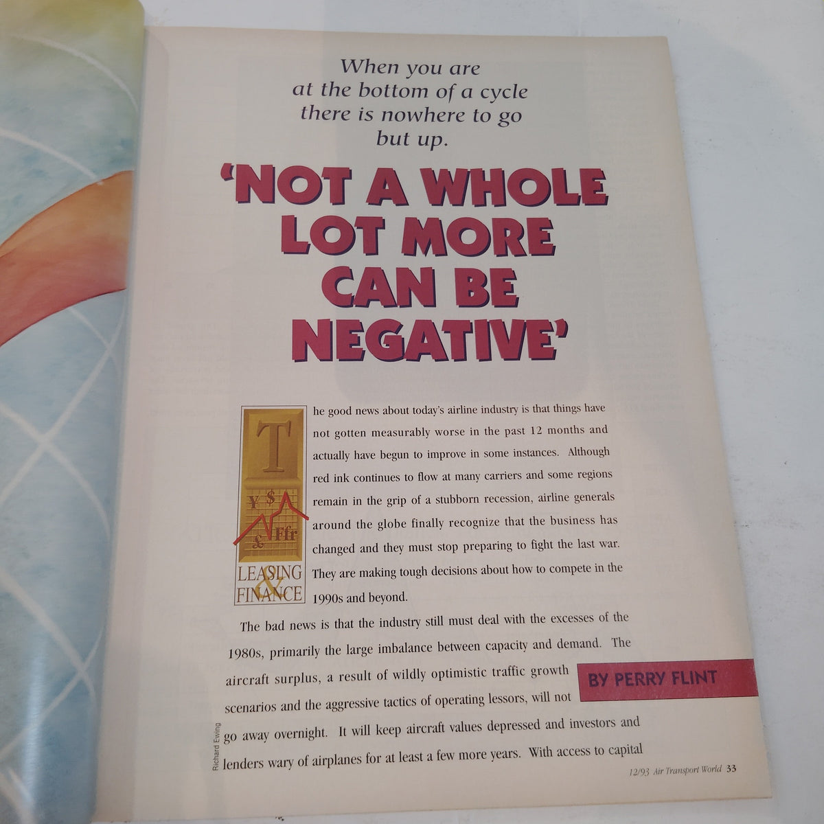 Air Transport World Magazine – December 1993 – GE Capital Training Issue
