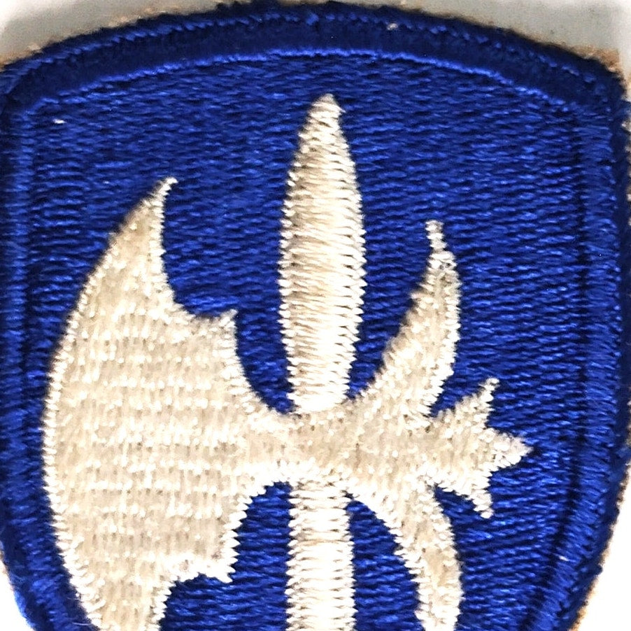US Army 65th Infantry Division Patch WWII 3‑1/8" × 2‑3/8" Sew‑On, Embroidered