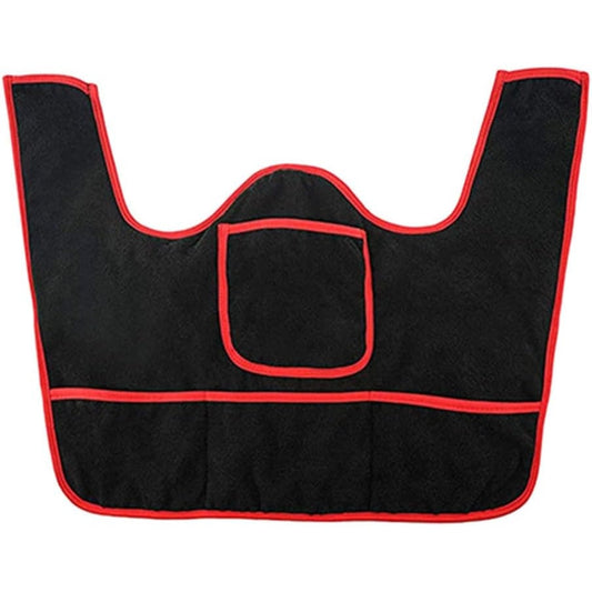 Dynamic Sweat Cover – Bike & Treadmill Accessories 25.1"W x 18.1"H, Black & Red