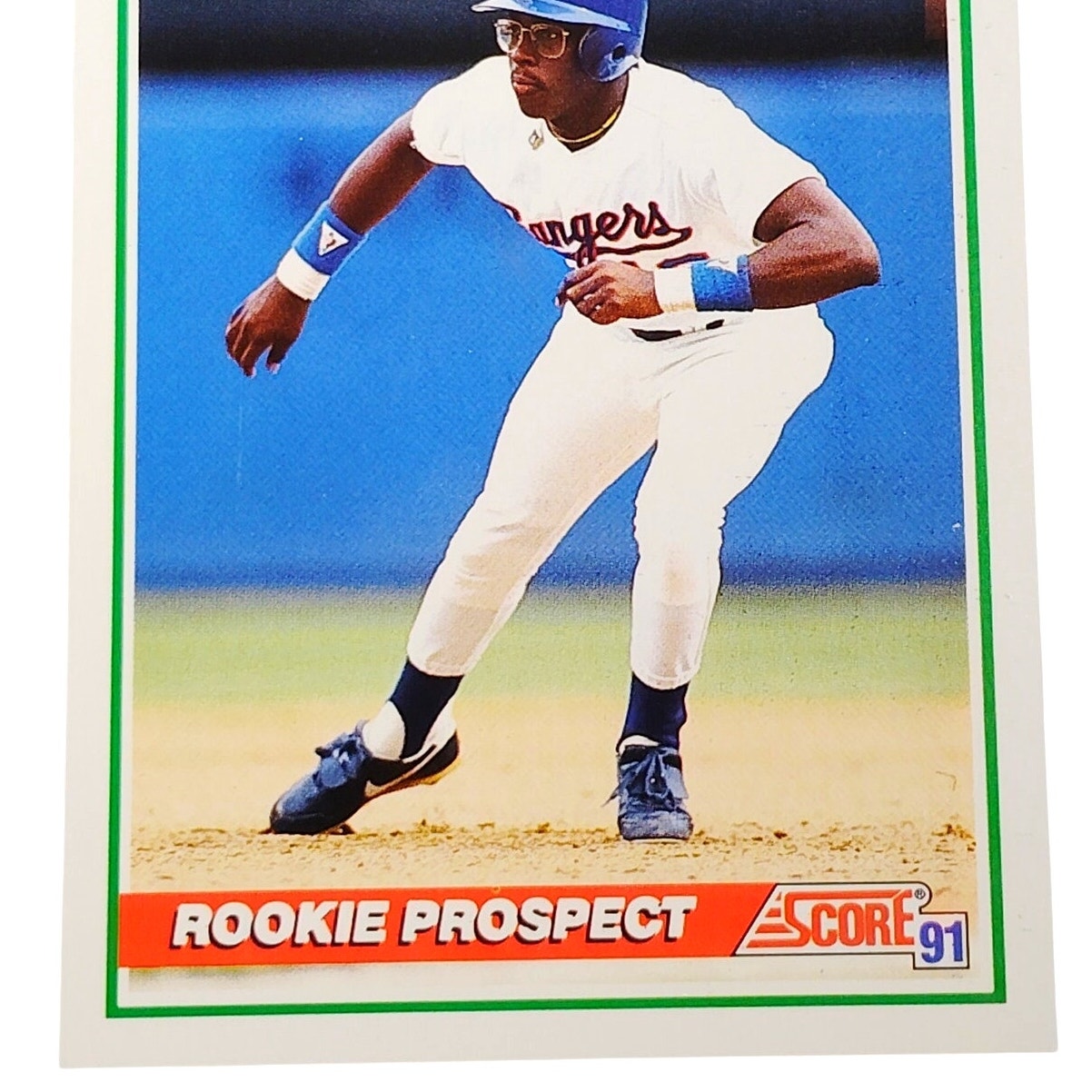 1991 Score Kevin Belcher #714 Texas Rangers Outfielder Rookie Prospect Card NM