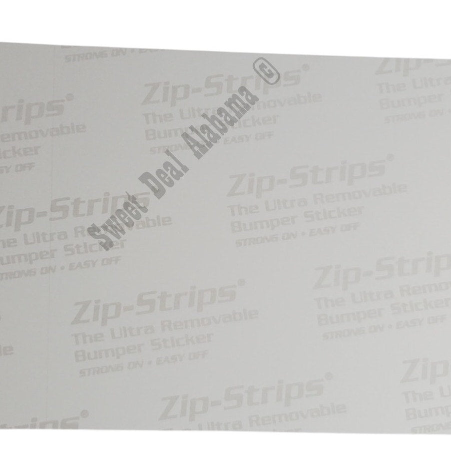 State of Georgia Flag by Zip Strips Removable Vinyl Bumper Sticker 7.5" x 3.75"