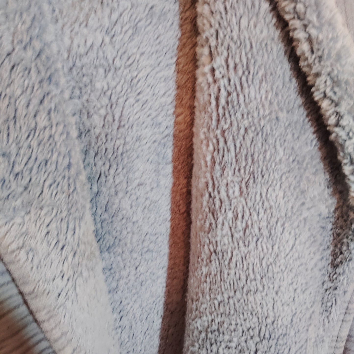 HUE Blue Sherpa Lined Wrap Jacket Women's L/XL Cozy Winter Cardigan