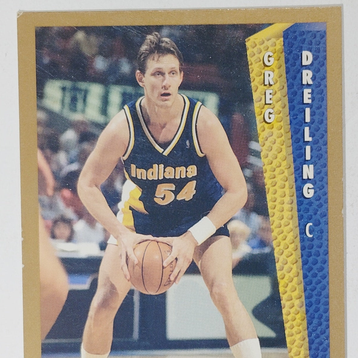 1992–93 Fleer Greg Dreiling #349 – Indiana Pacers – Center – VG/EX