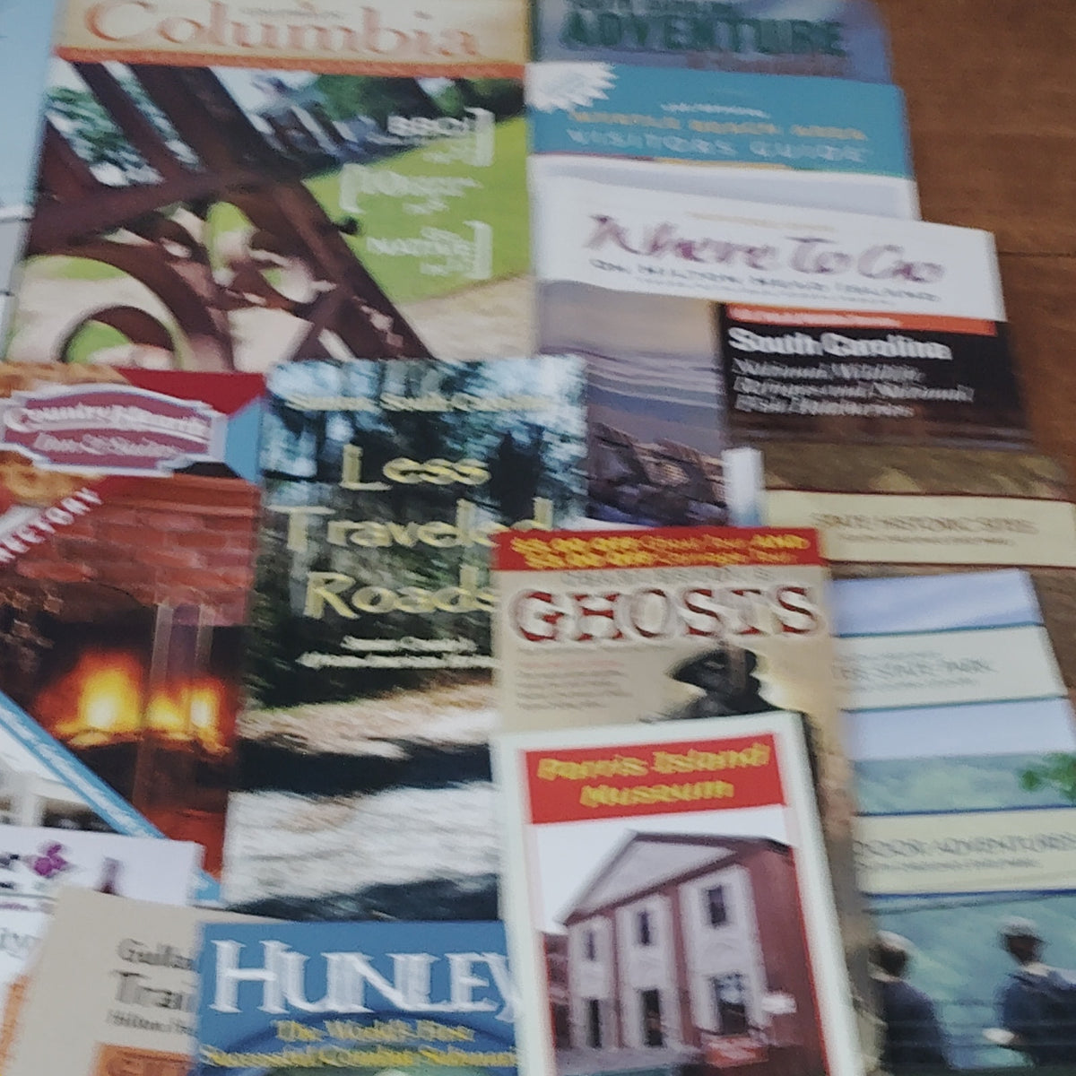 SC & GA Travel Ephemera Lot: 2009-2010 Brochures, Maps, Guides - Pre-Owned