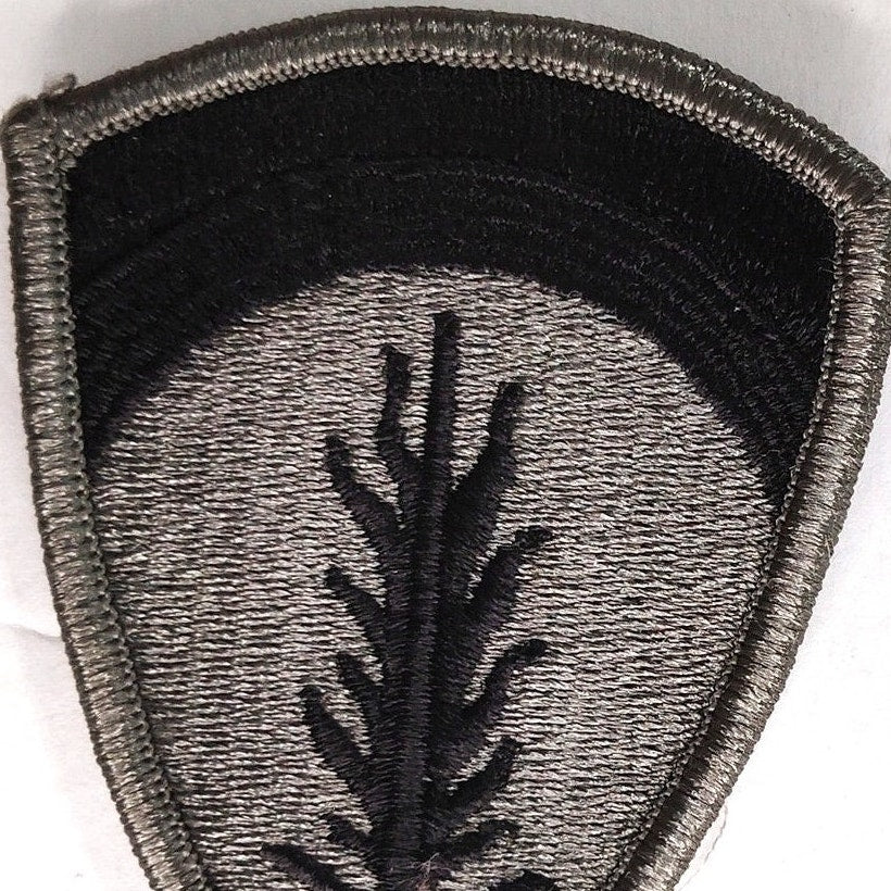 US Army Europe and Africa Embroidered Patch Subdued 3‑1/4" × 2‑1/2" Hook Back