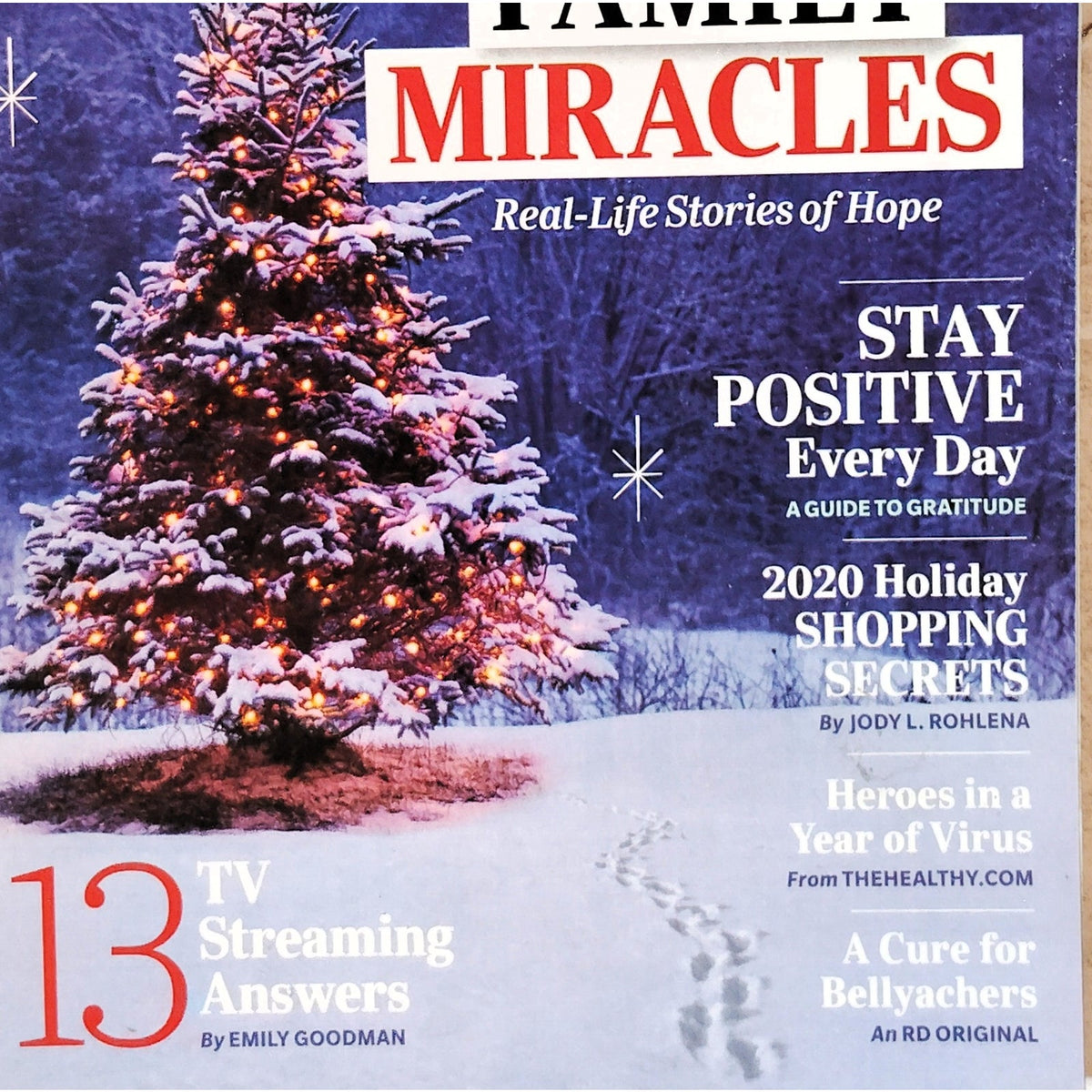 Reader's Digest December 2020 January 2021 Family Miracles Back Issue Magazine
