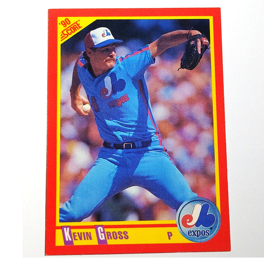 1990 Score Kevin Gross #251 Montreal Expos Pitcher MLB Baseball EX