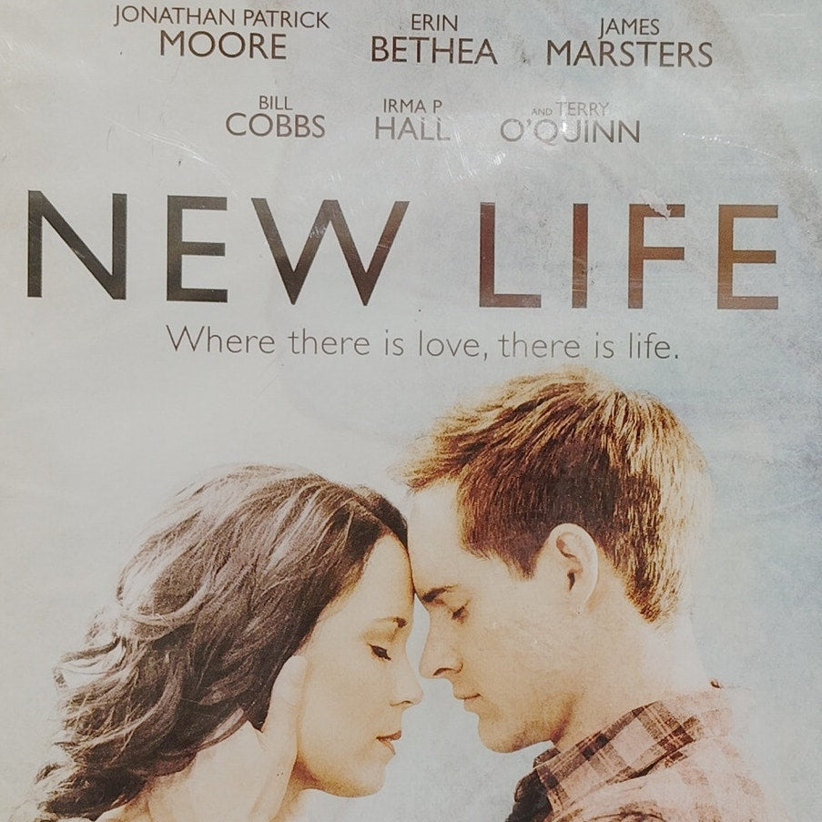 New Life DVD, 2017 Romantic Drama Starring Jonathan Patrick Moore & Erin Bethea
