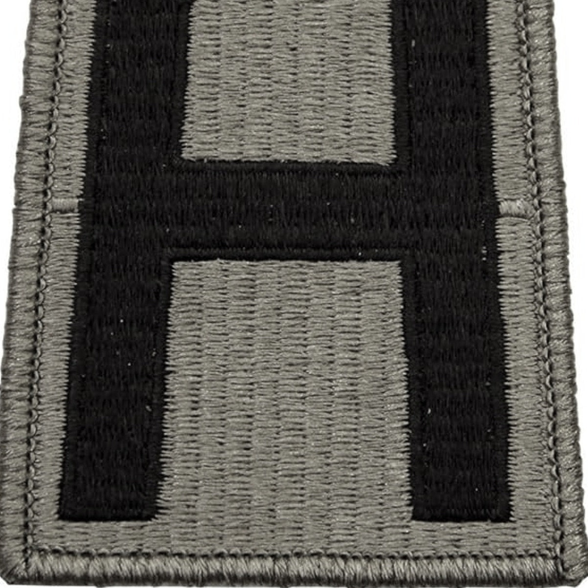 US Army First Army Patch ACU Foliage Green Solid Hook Back 3‑3/8" × 2‑3/8"
