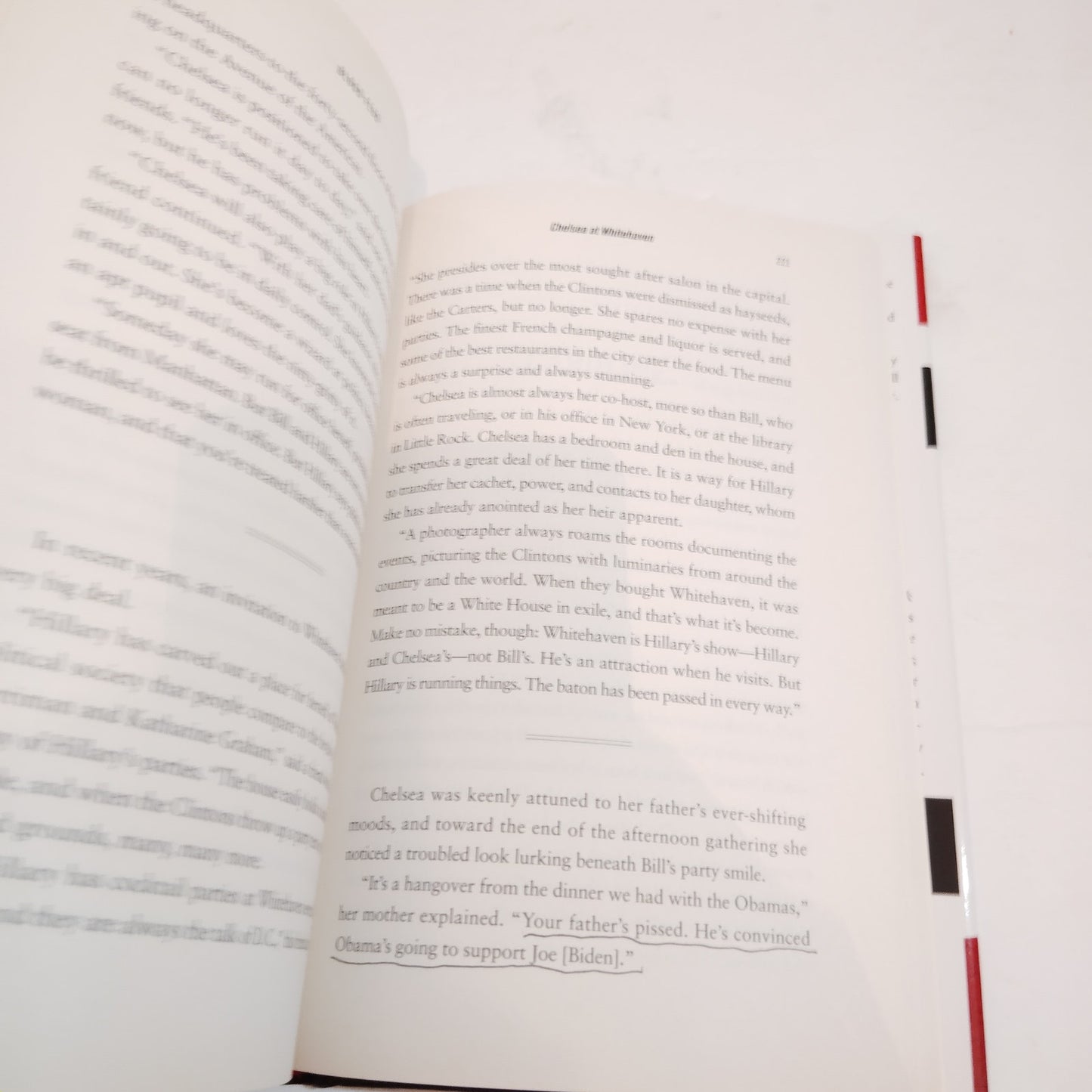 Blood Feud Clintons vs Obamas 2009 Hardcover Excellent Cond Underlined Notes LN