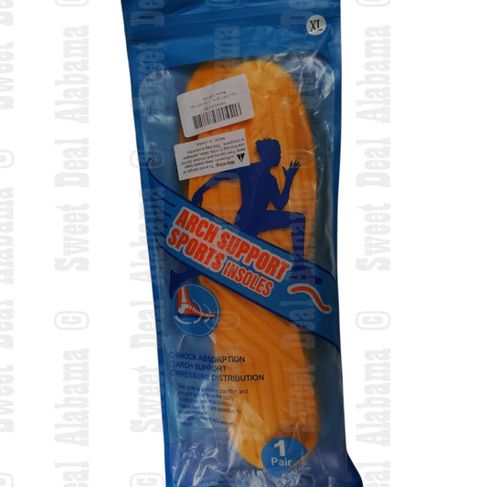 YCMM High Arch Support Insole Inserts w/ Ventilation Holes XL (M:10-12 /W:12-14)