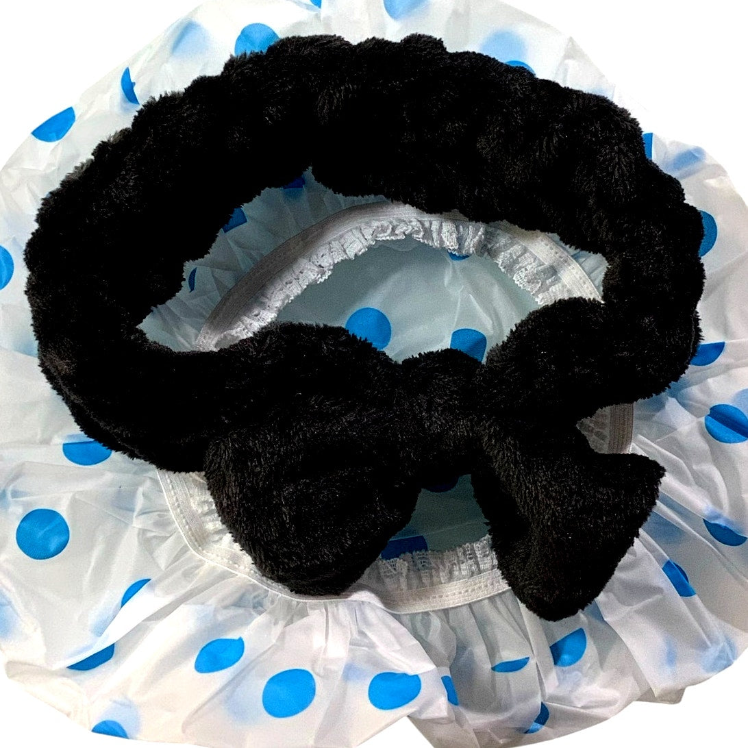 Five Deep Breaths (5DB) Microfiber Headband & Shower Cap Set