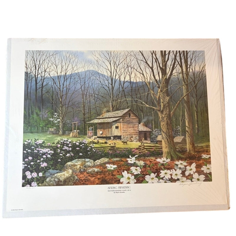 Wayne Spindley Spring Awakening Southern Seasons Signed, 22/250 Art Print 25x20"