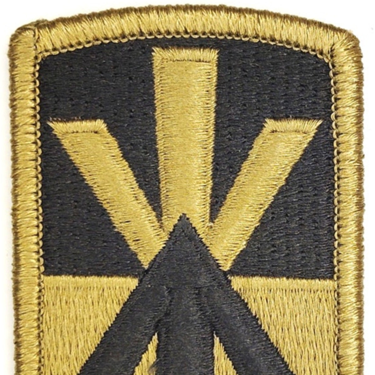 11th ADA Brigade SSI Patch, US Army, OCP Subdued Hook Back 3" × 2"