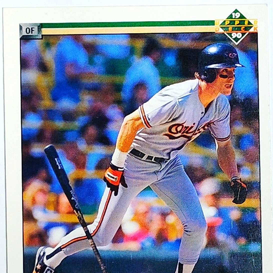 1990 Upper Deck Steve Finley #602 Baltimore Orioles Outfielder Action Shot VG/EX