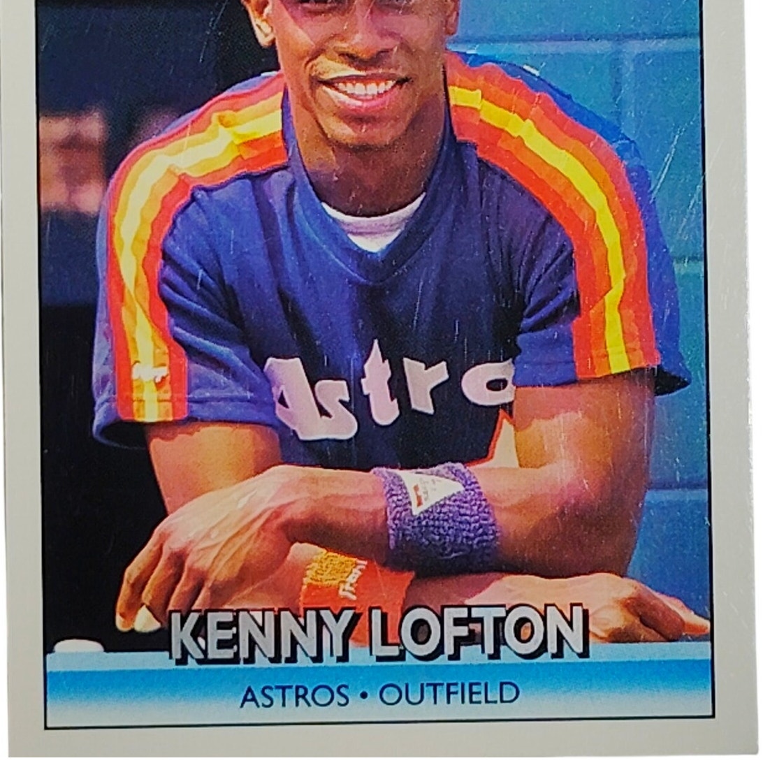 1992 Donruss #5 Kenny Lofton Rated Rookie Card Houston Astros Outfielder - VG/EX