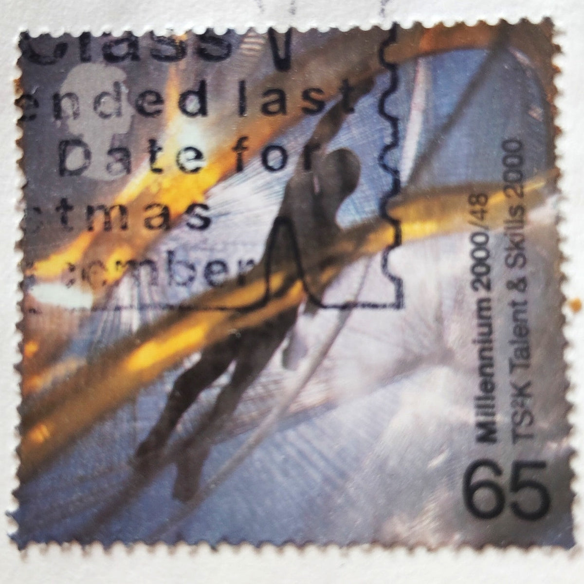 Royal Mail Great Britain 2000 Millennium 65p Stamp Cover Dorset Postmark