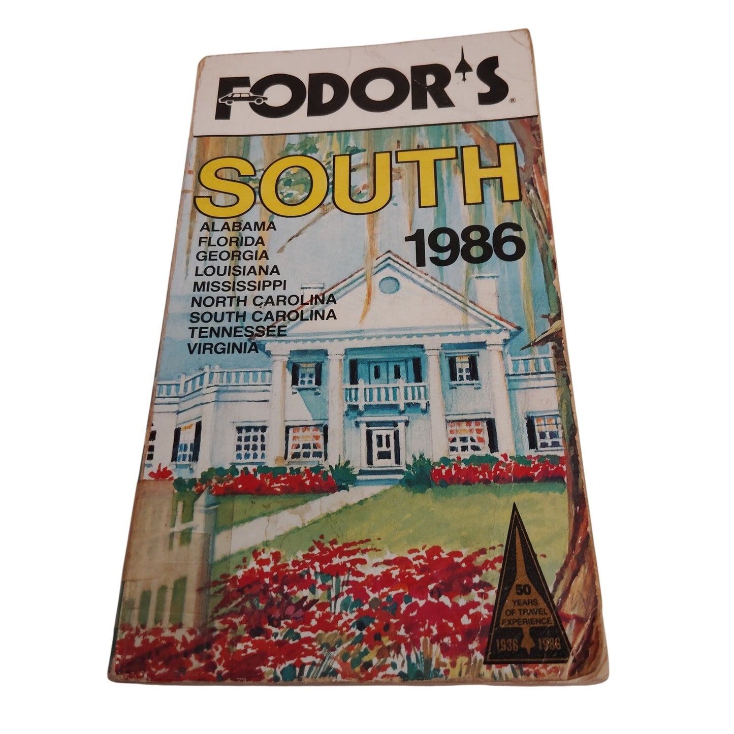 Fodor’s South 1986 Paperback Fair Cond Withdrawn Library Copy Travel Guide VTG