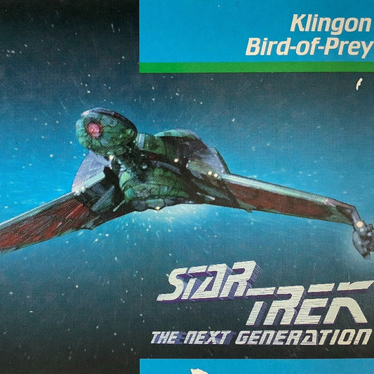 Klingon Bird-Of-Prey, Star Trek, The Next Generation, 1992, Impel Card No.031