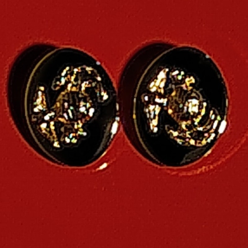 Vanguard Non-Commissioned Officer Cufflinks, Globe and Eagle, 5/8H" x 13/16"W