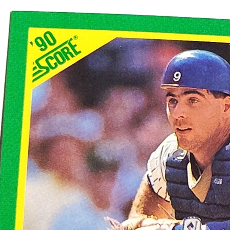 1990 Score Damon Berryhill #163 Chicago Cubs Catcher MLB Baseball EX