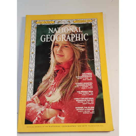 National Geographic – September 1969, Cape Hatteras, Transportation, Okinawa