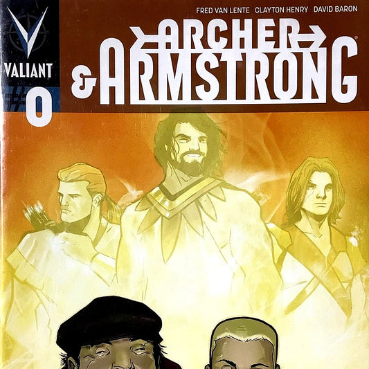 Archer & Armstrong, Archer #0 (Variant Cover), May 2013, Valiant Comics, NM 9.4