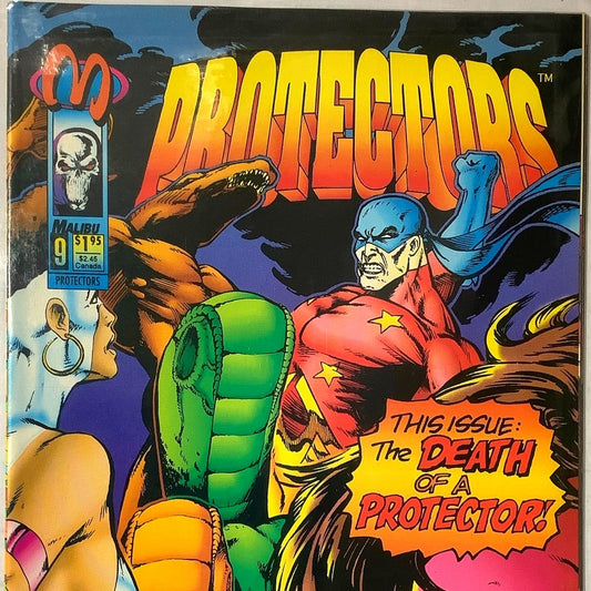 Malibu Comics Protectors #3 (Variable Cover), May 1993, NM 9.4