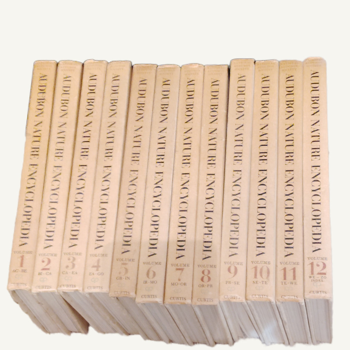 Audubon Nature Encyclopedia 12 Volume Set 1965 First Printing Vintage