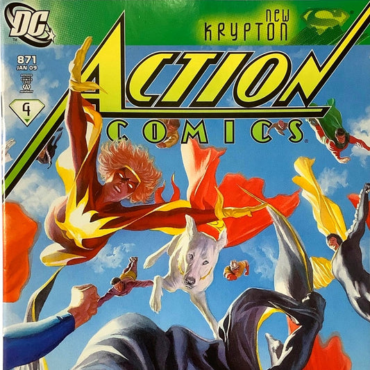 DC, Action Comics #871, New Krypton, Part 4/10, Jan 2009, NM 9.4