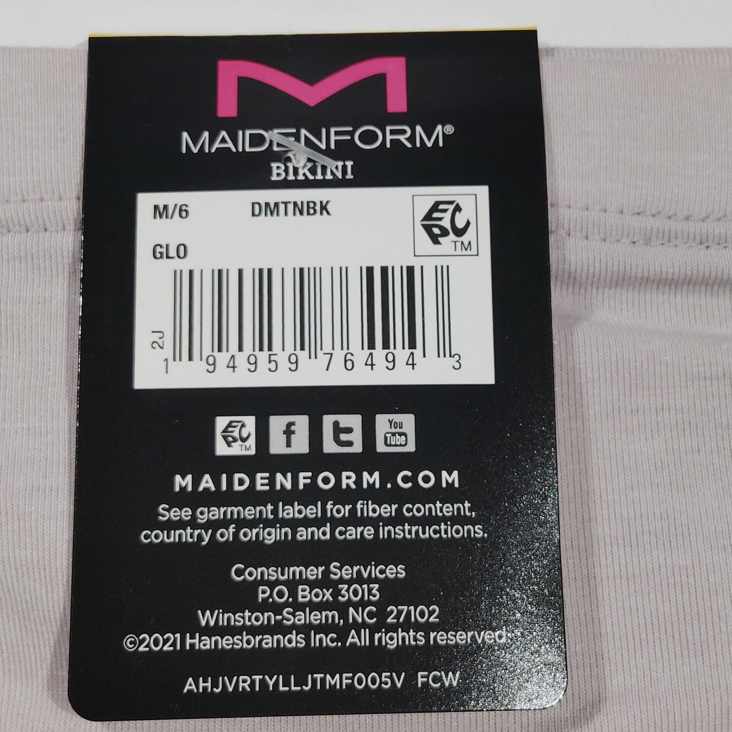 Maidenform Barely There Naturally Soft Bikini Panty – Tencel Lyocell – Size 6/M