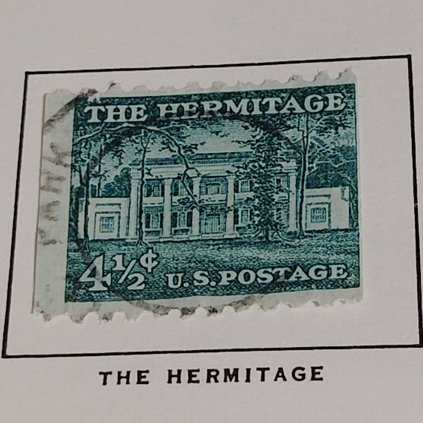 1959 4½¢ The Hermitage Stamp – Liberty Series, Scott #1041 – Andrew Jackson Home