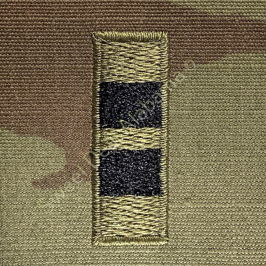 U.S. Army Warrant Officer 2 WO2 OCP Rank Insignia, Multi-Camo, 2x2, Hook-n-Loop