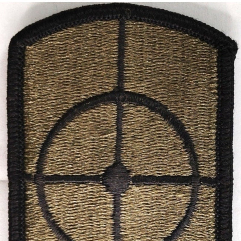 US Army 420th Engineer Brigade Patch Subdued OCP 3" × 2" Sew‑On, Embroidered