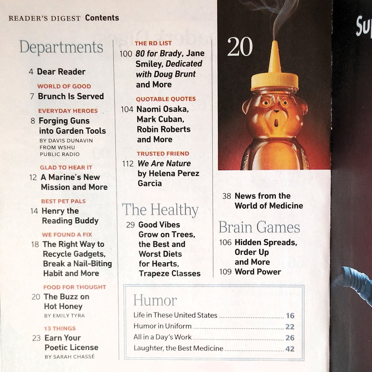 Reader's Digest March/April 2023 Celebrate Spring Magazine Back Issue