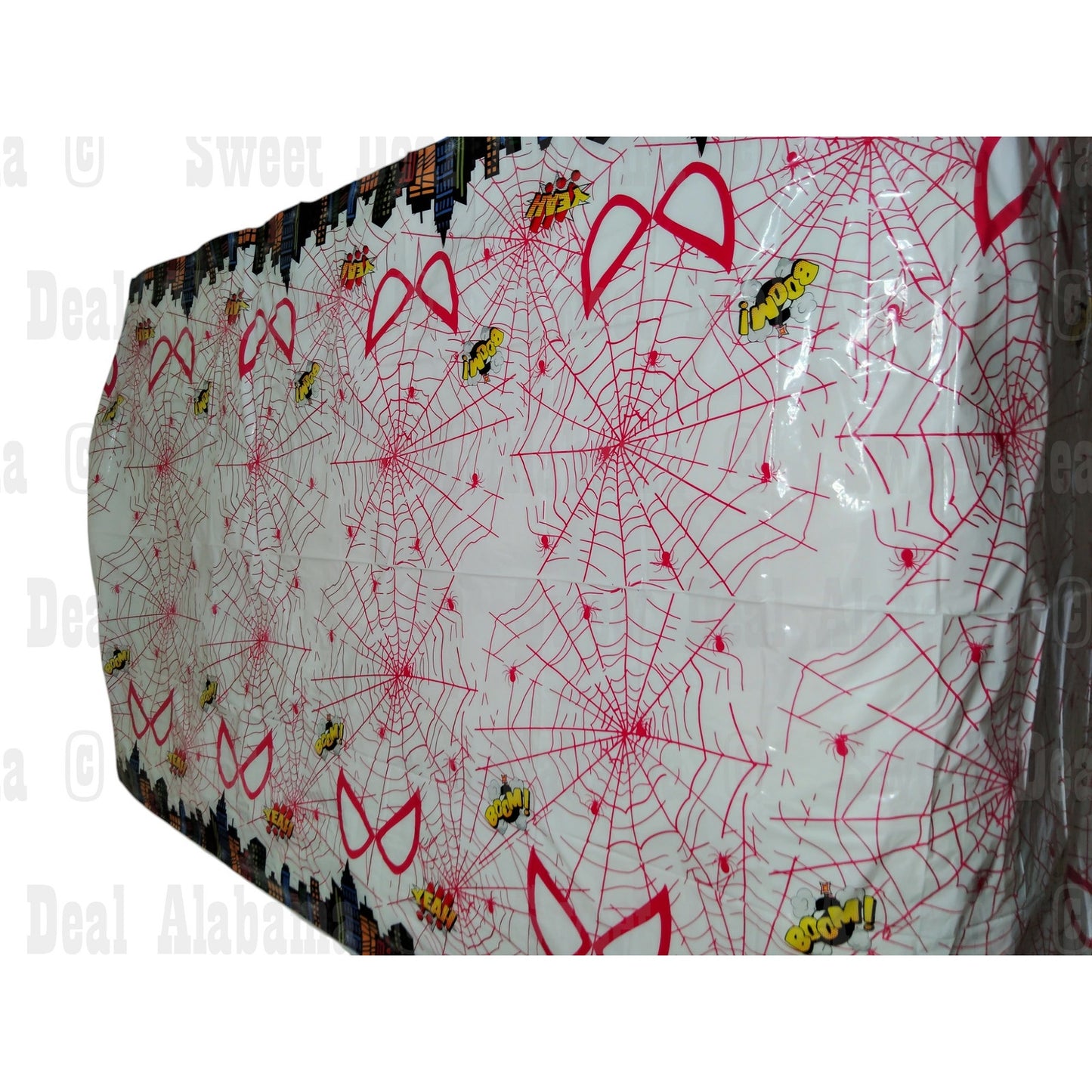 Spider-Man Tablecloth 106"x52" – Comic Hero Party Cover, Birthday Decoration