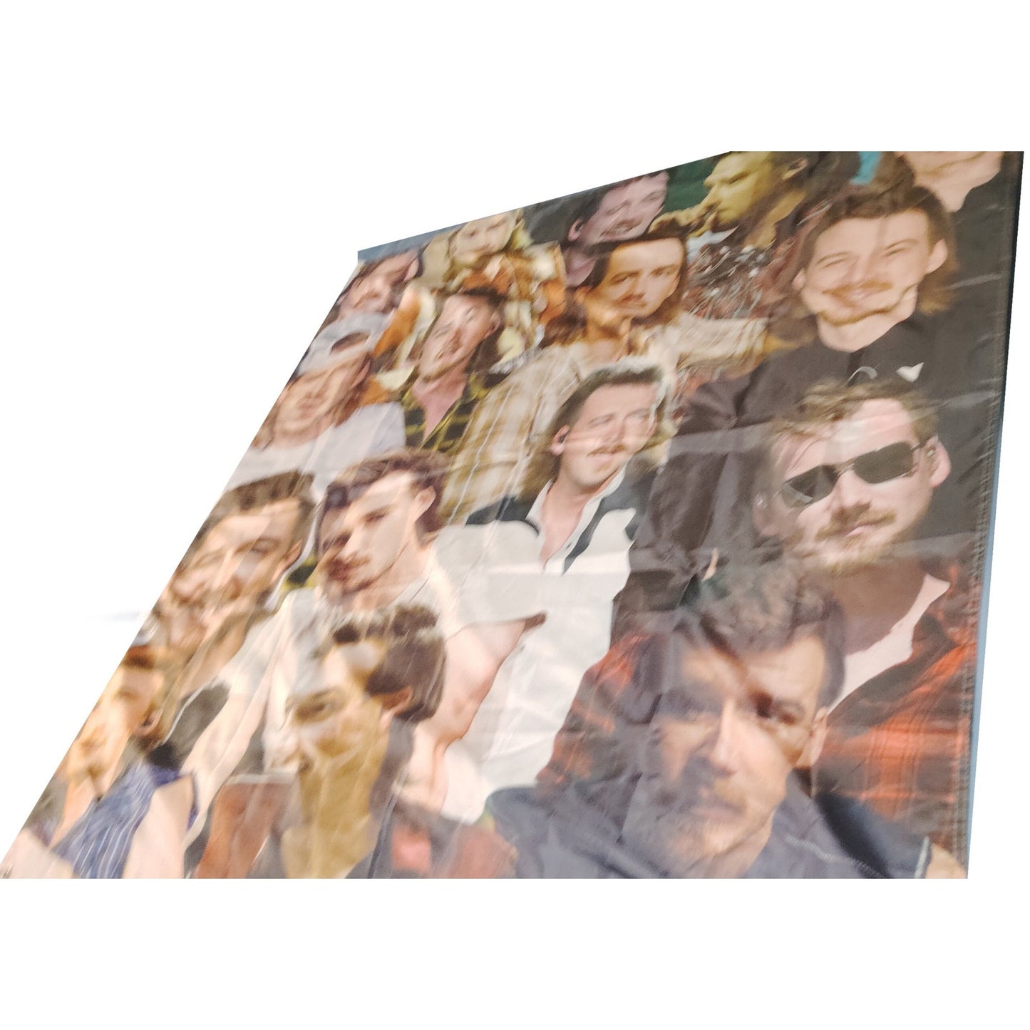 Morgan Wall Art Tapestry 47x47 in Country Music Wallen Decor w/ Brass Grommets