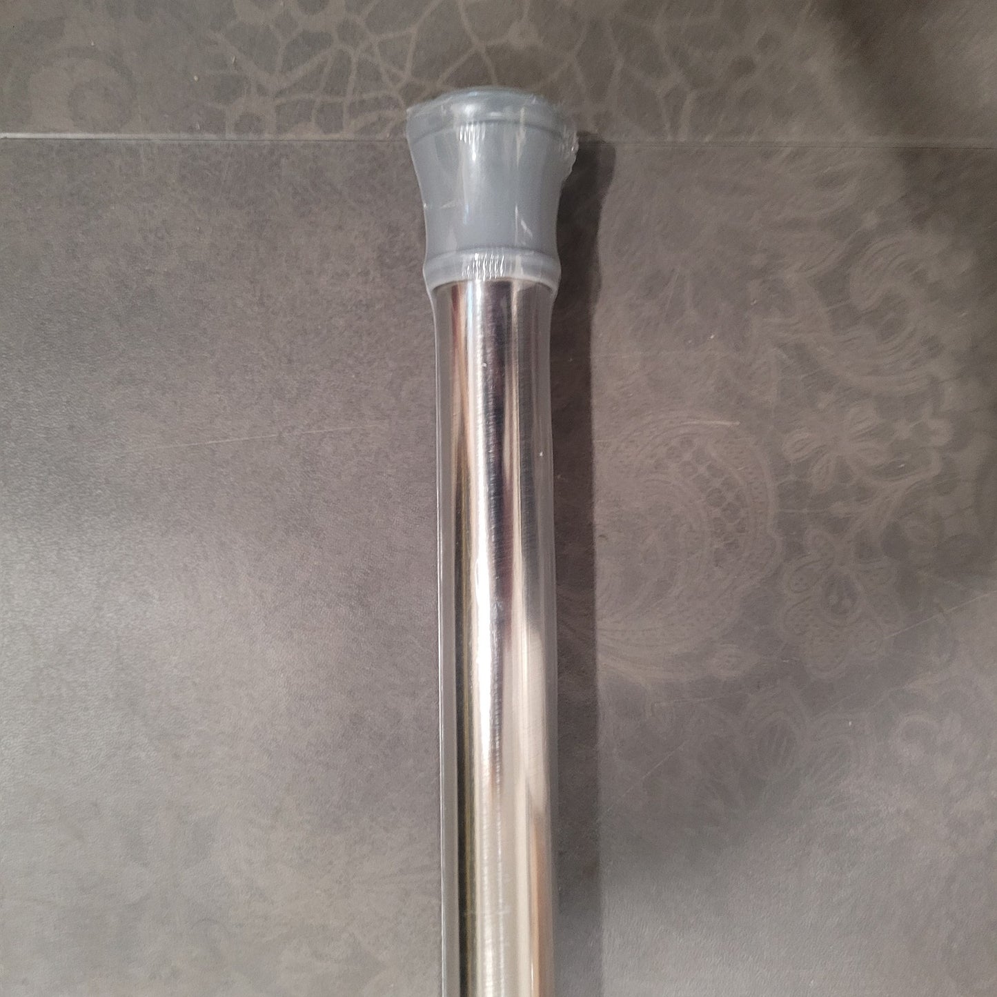 Minial 72 in. Carbon Steel Tension Shower Rod in Brushed Nickel