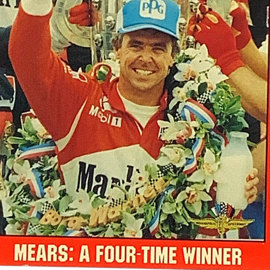 Mears: A Four Time Winner of Indy, 1991 Action, 1992 Legends of Indy, Card 1 NM+