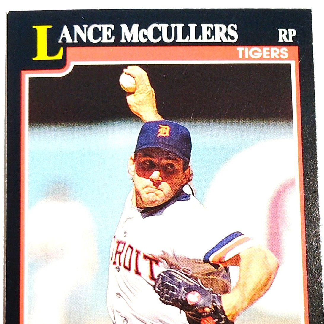 1991 Score Lance McCullers #313 Detroit Tigers Pitcher MLB Baseball Card NM