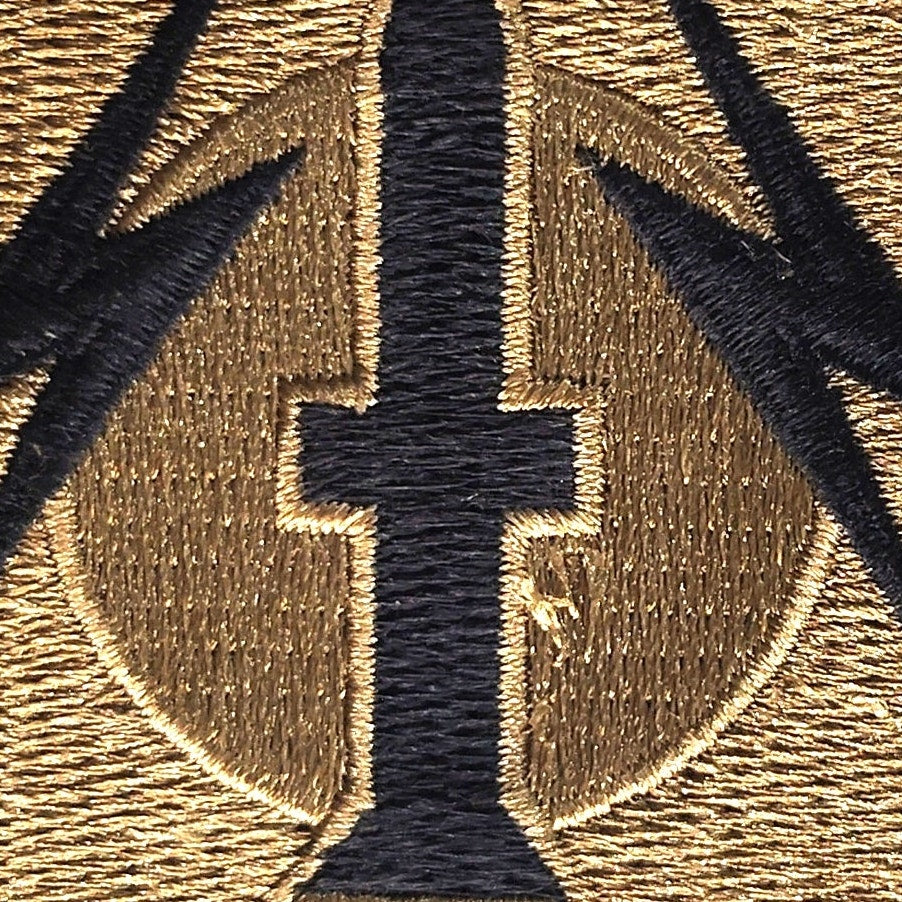 US Army 56th Artillery Brigade Novelty Patch Subdued 3‑1/8" × 2‑3/8" Hook Back