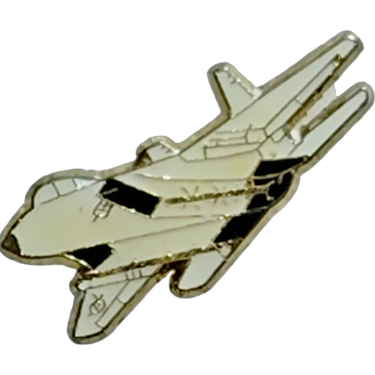 F-15E Strike Eagle Aircraft Hat, Lapel, Brooch Pin 1-1/4" x 1/2", Rubber Backing
