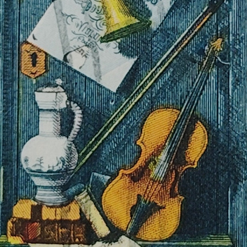 1969 US Postage Stamp #1386 William M. Harnett American Painting 6c Used VTG