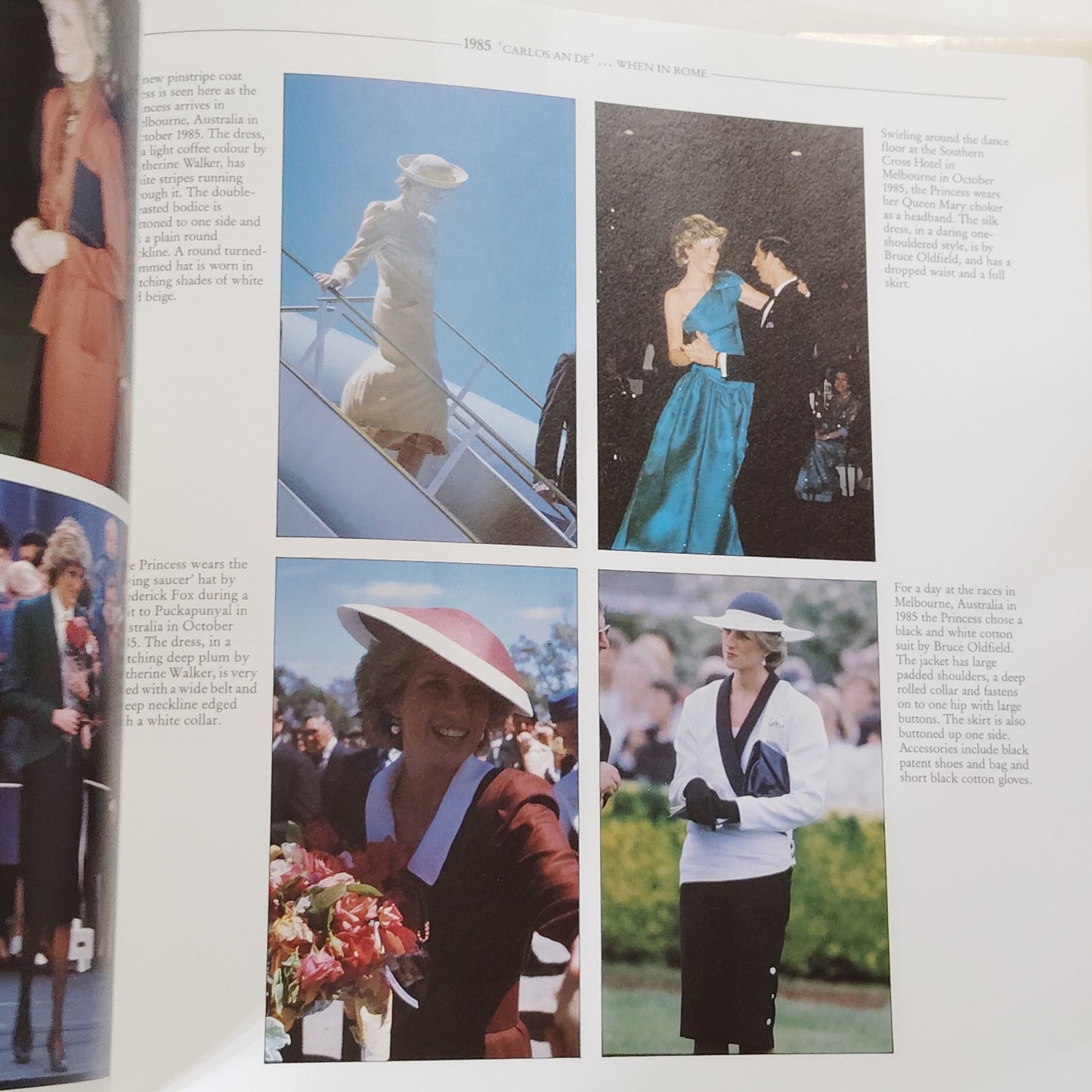 Debrett’s Illustrated Fashion Guide Princess of Wales 1989 Hardcover 10.75x10.5