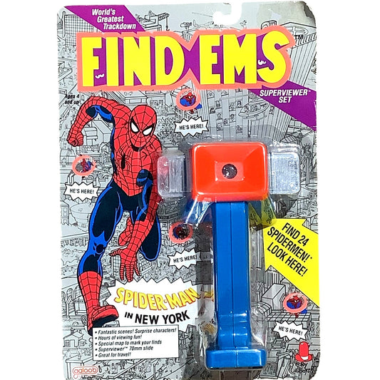1992 Find Ems Galoob Spiderman World's Greatest Trackdown Superviewer Set