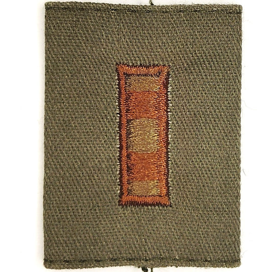 US Army CW2 Chief Warrant Officer 2 Rank Tab Subdued OD Green Loop Slip-On