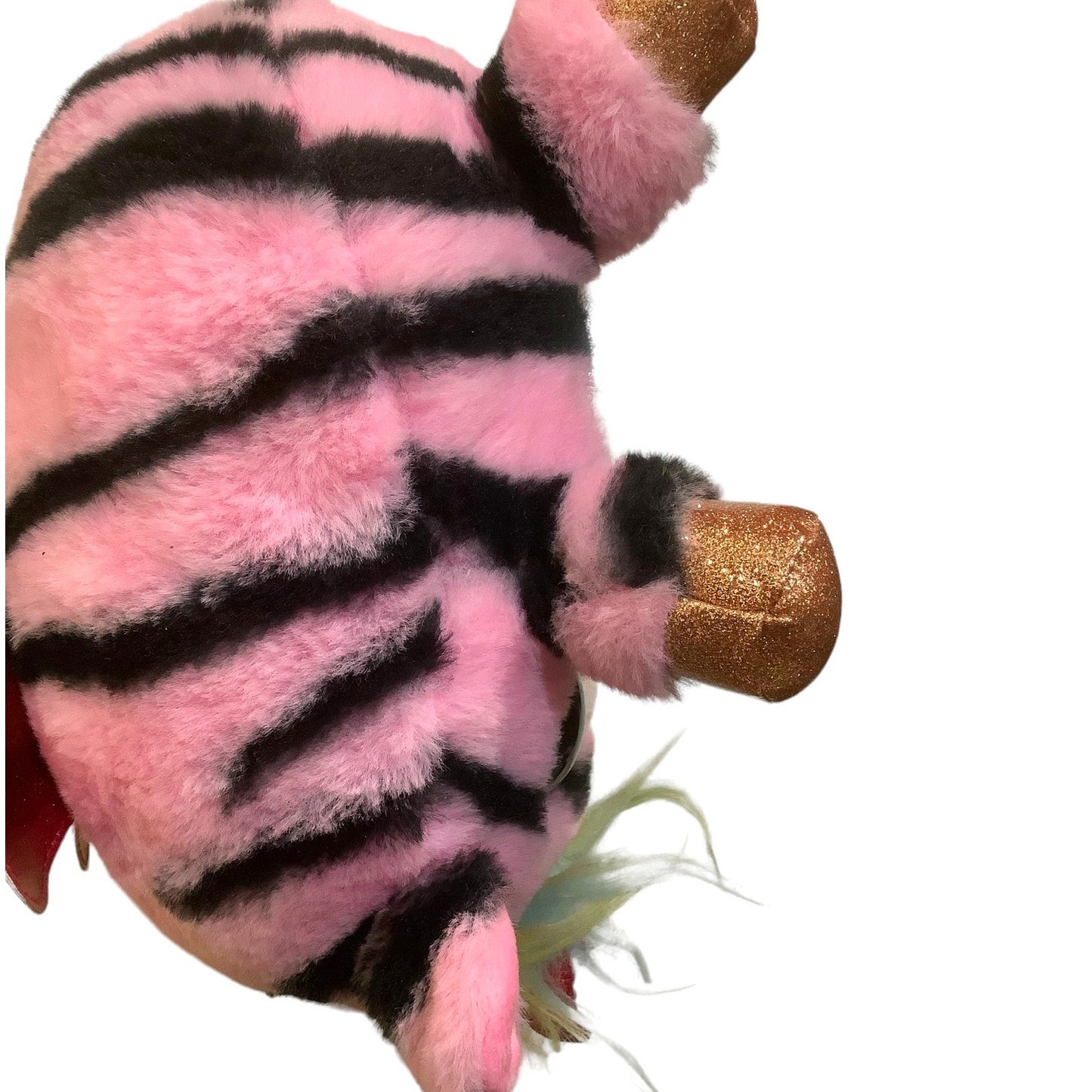 Rainbocorns Surprise Pink Zebracorn Stuffed Plush Sparkles Heart 10" by Zuru Inc