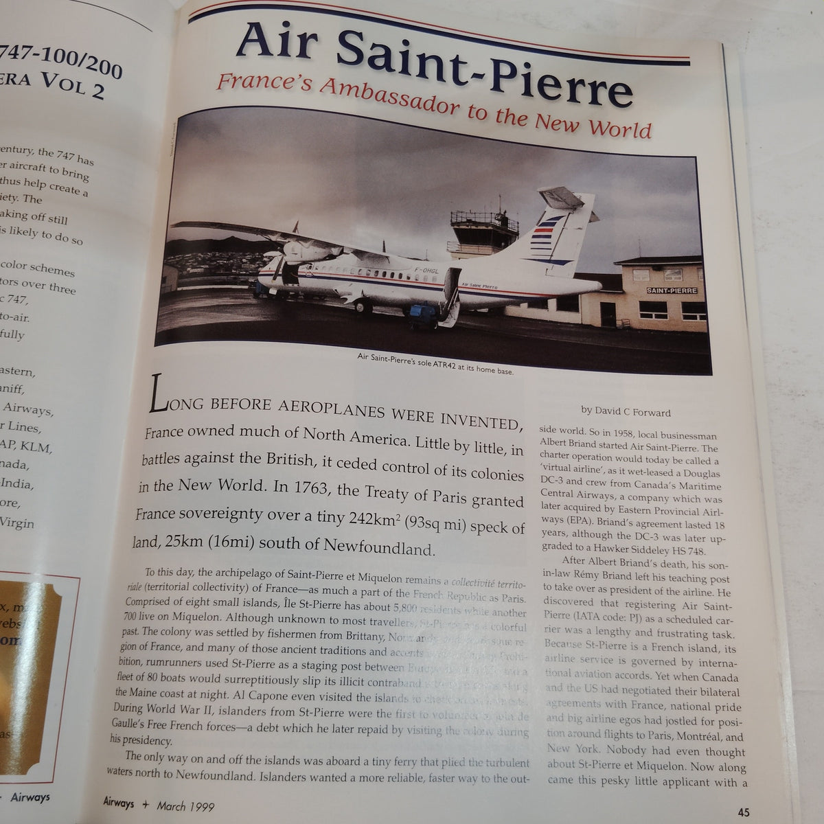 Airways Magazine March 1999 - South African Airways Global Review Issue