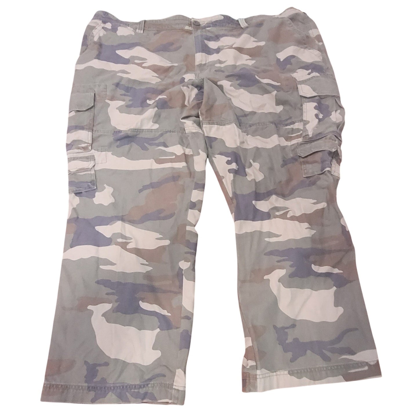 Trailhead Camo Cargo Pants 54x30 – Woodland Print, Outdoor Utility Style