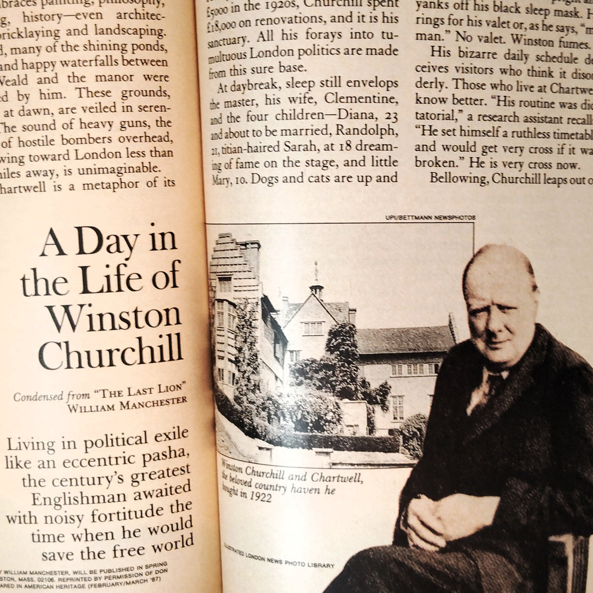 Reader's Digest Magazine October 1987 Shark Attack Cover Gorbachev Churchill